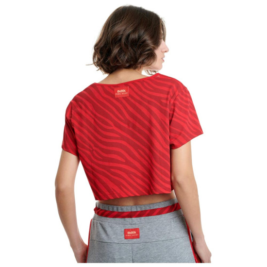 Bodytalk Γυναικεία κοντομάνικη μπλούζα crop